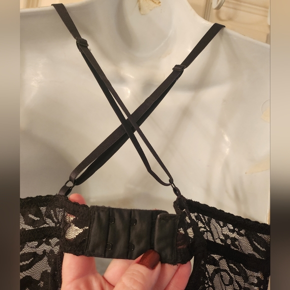 Black Lace Chemise Gilligan & O'Malley - Picture 13 of 14